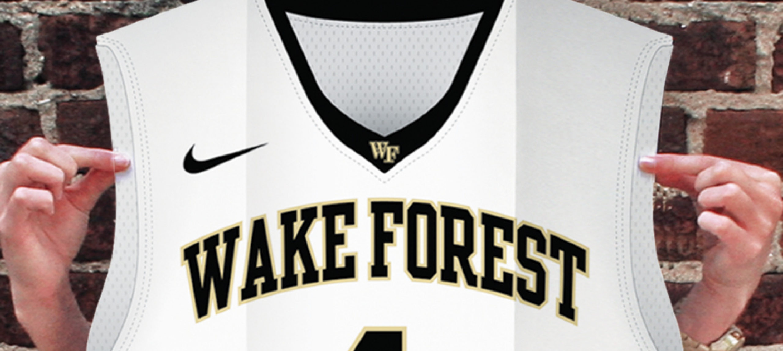 Wake Forest Athletics: Basketball Season Ticket Direct Mail - Life-Size Basketball  Jersey - Wildfire