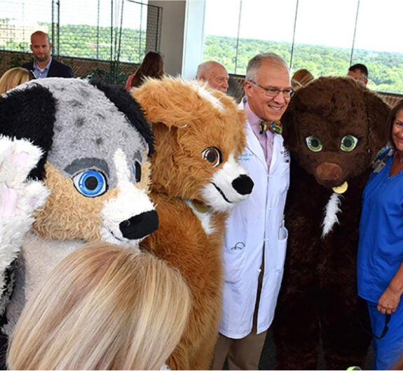 Brenner Children’s Hospital: Mascot development and activation.