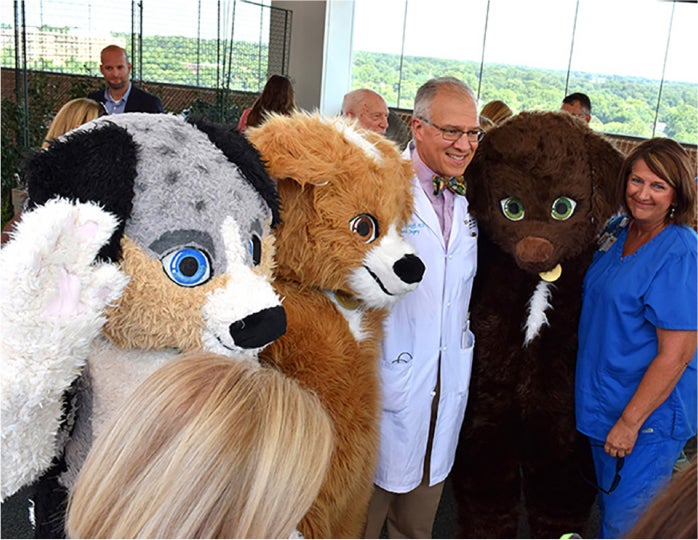 Brenner Children’s Hospital animal Mascots