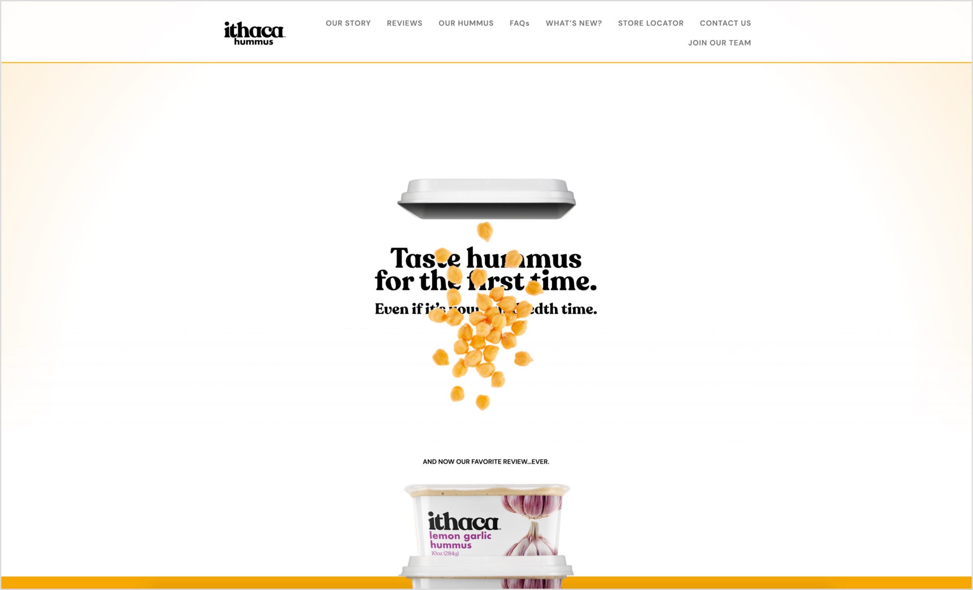 Ithaca Hummus : Responsive Web Redesign - Wildfire