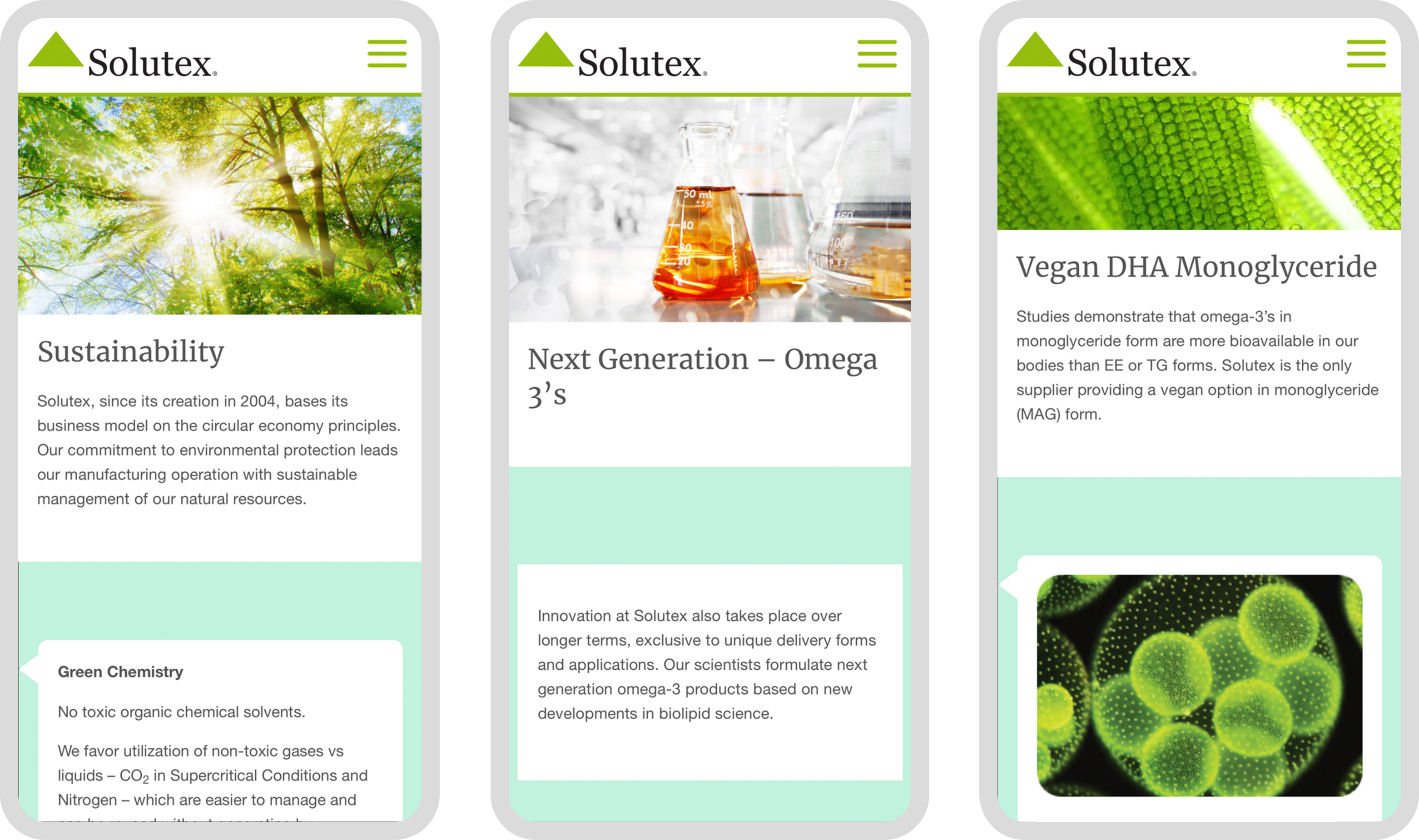 Solutex : Responsive Web Redesign