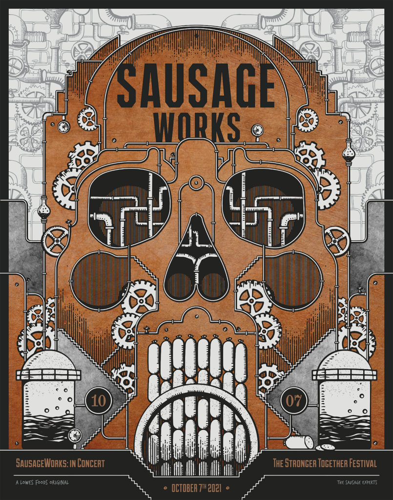 Poster Design: Lowe's Foods SausageWorks