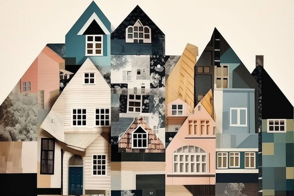 Brand Planning: A collage of houses sharing a foundation