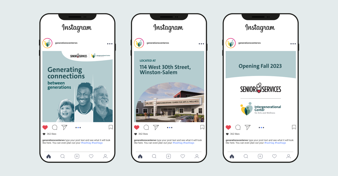 Intergenerational Center  social media posts
