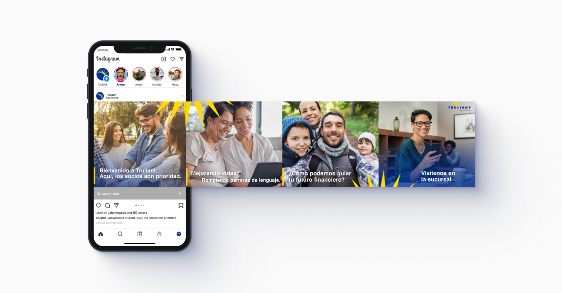 Truliant instagram on mobile devices
