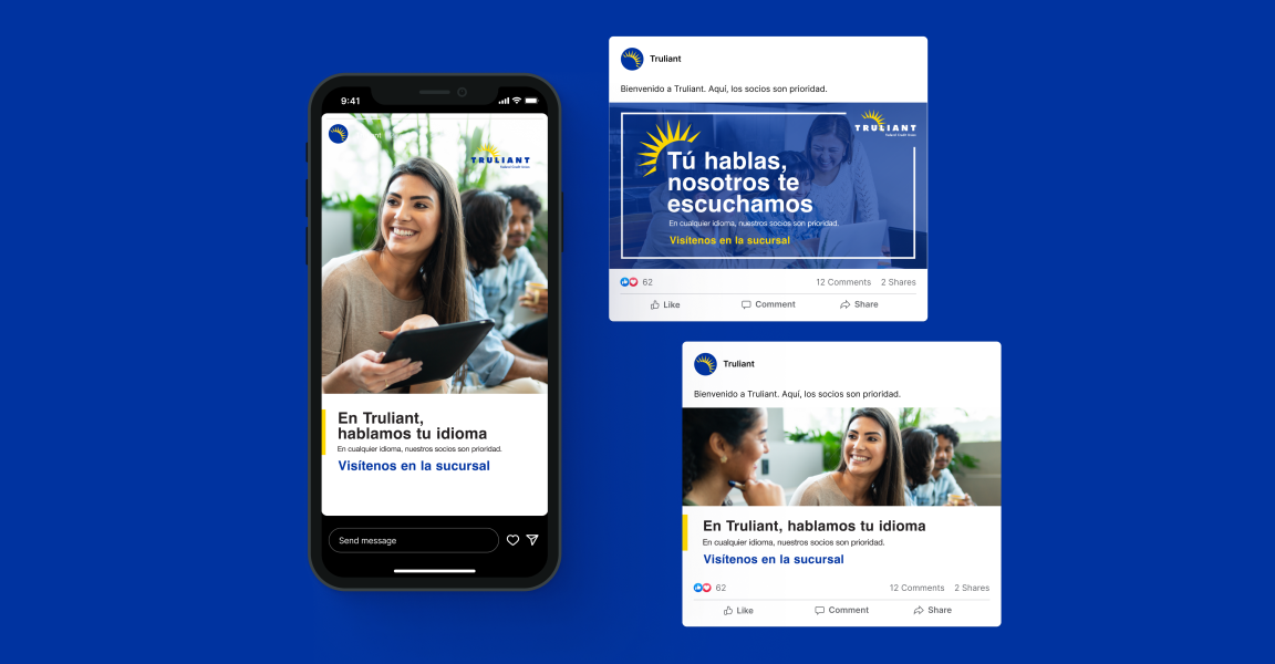 Truliant ads on mobile devices
