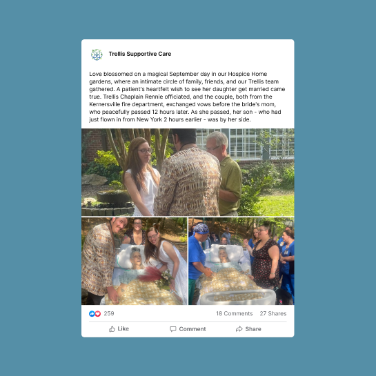 Trellis social media post