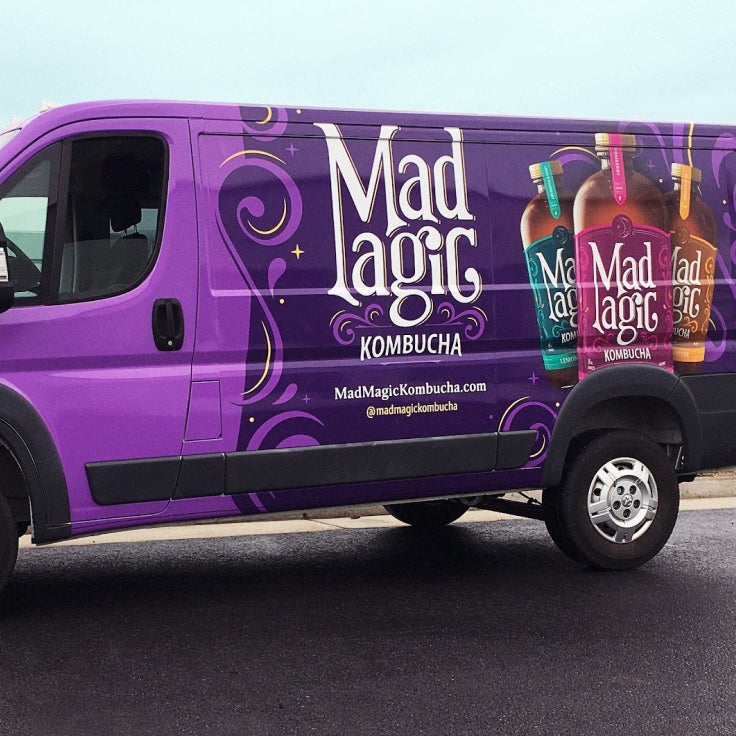 Mad Magic van wrap 