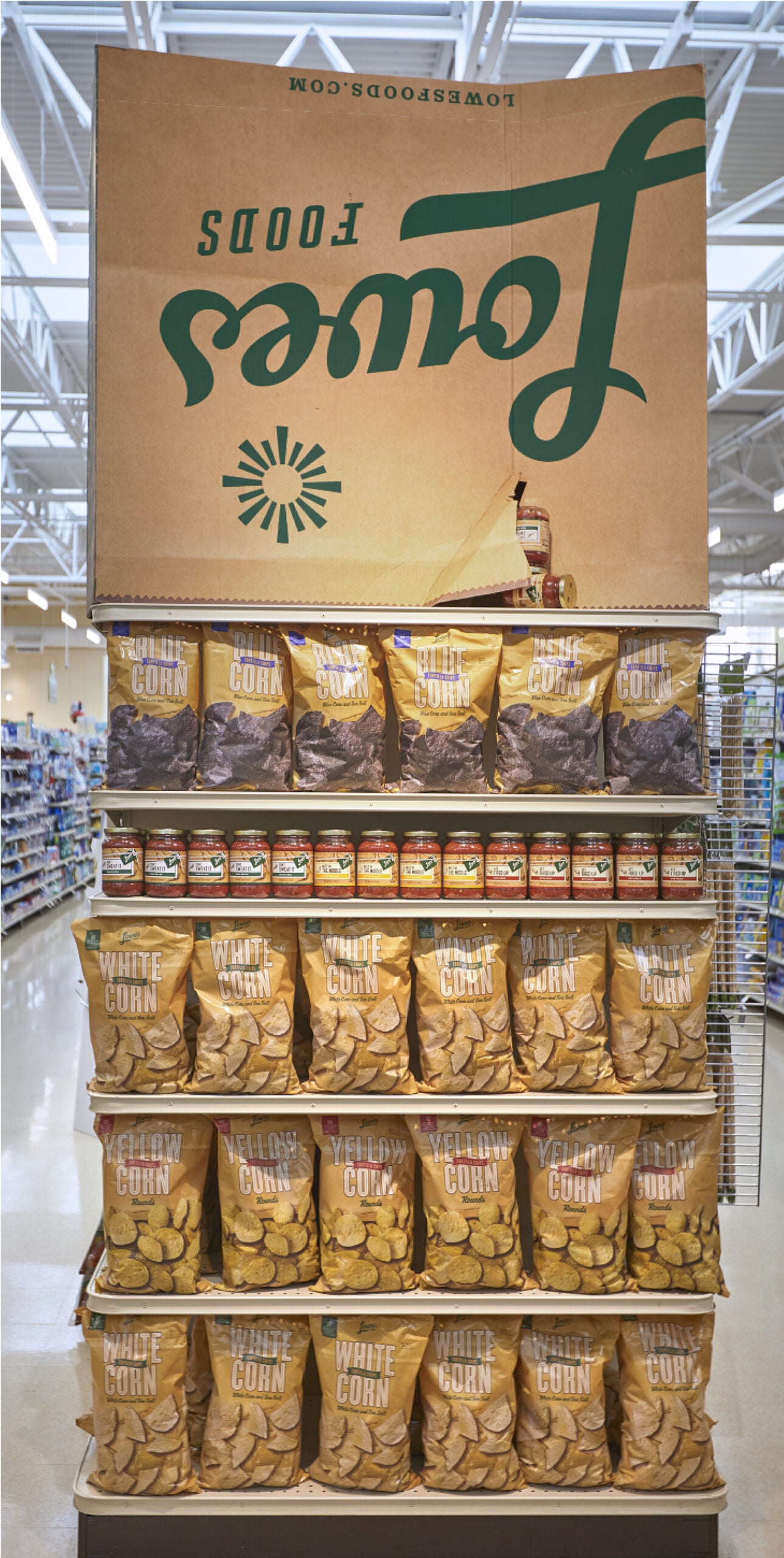 Lowes food display in store