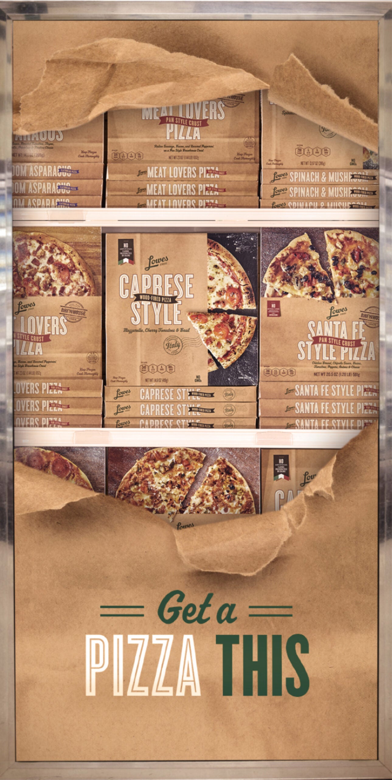 Lowes food display in store