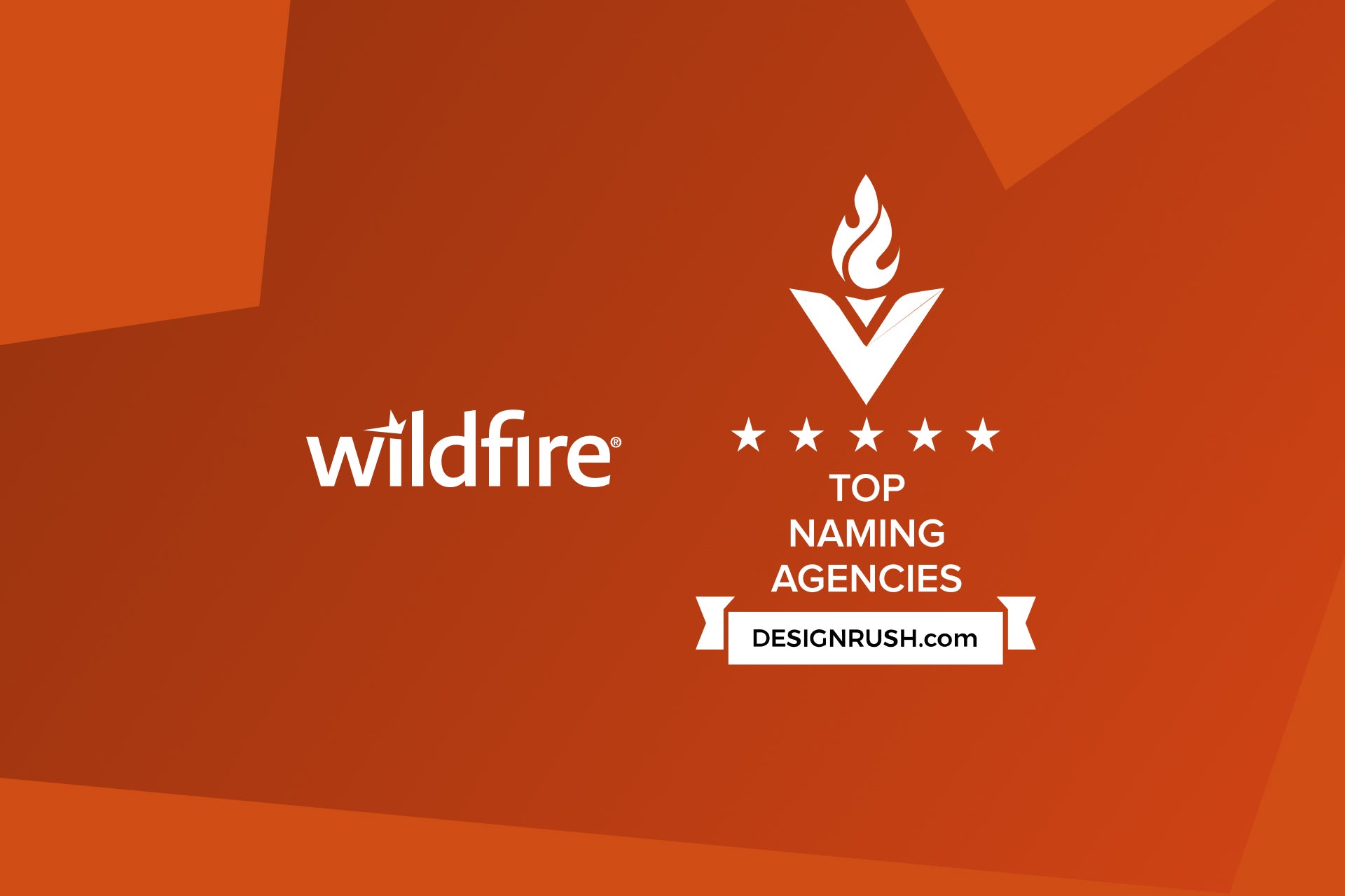 Wildfire: top naming agencies. Awarded by designrush.com