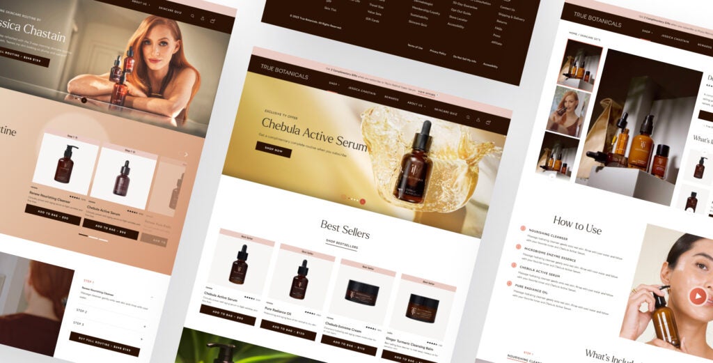 true botanicals website