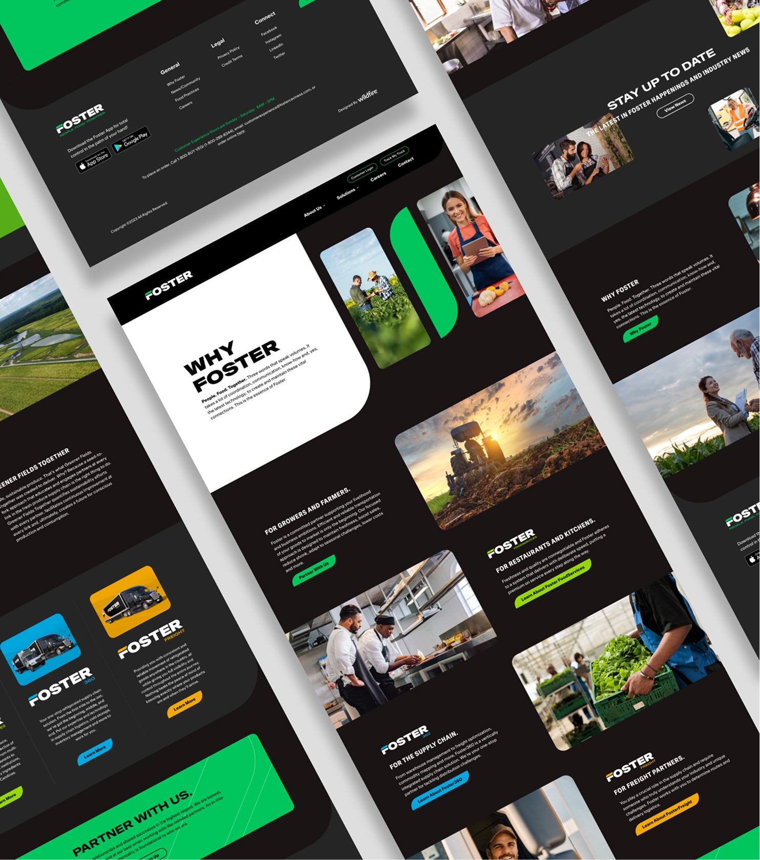 foster food USA website design