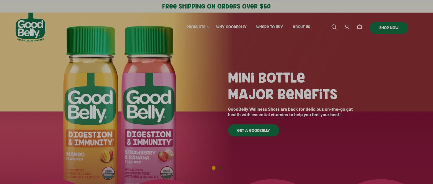 Goodbelly homepage