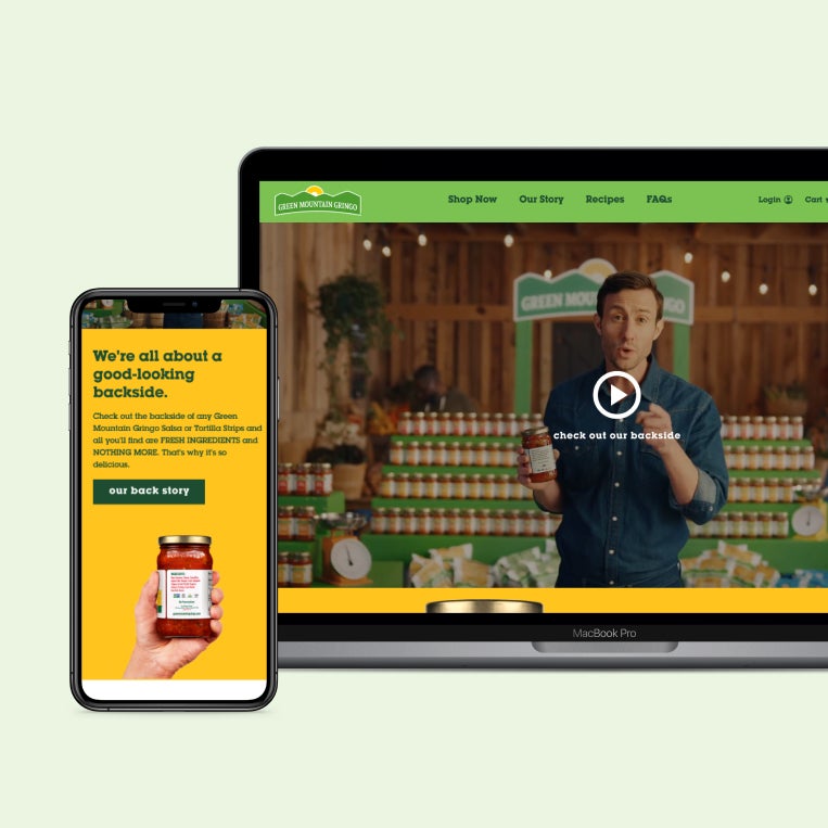 what the GGM site looked like before our redesign